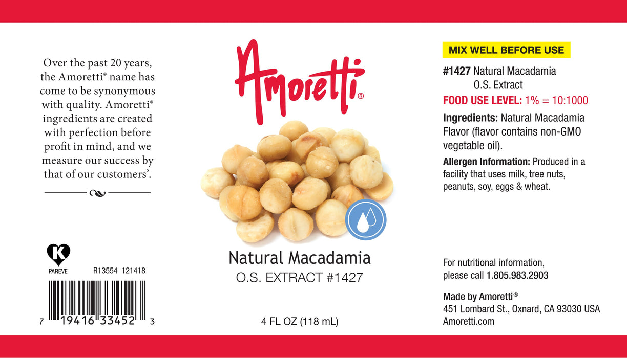 Natural Macadamia Extract Oil Soluble