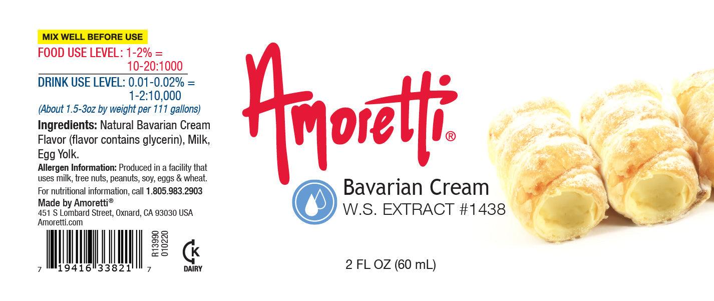 Natural Bavarian Cream Extract Water Soluble