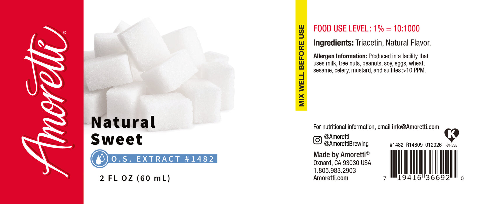 Natural Sweet Extract Oil Soluble