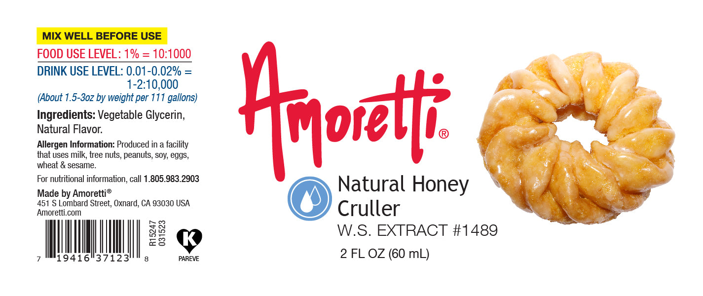 Natural Honey Cruller Extract Water Soluble