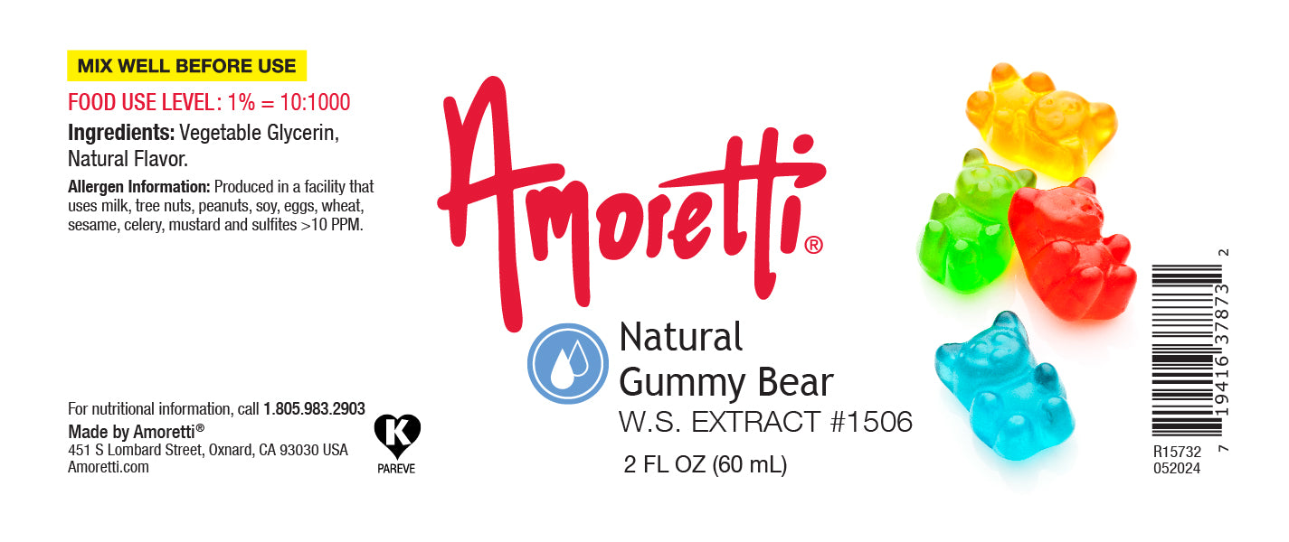 Natural Gummy Bear Extract Water Soluble