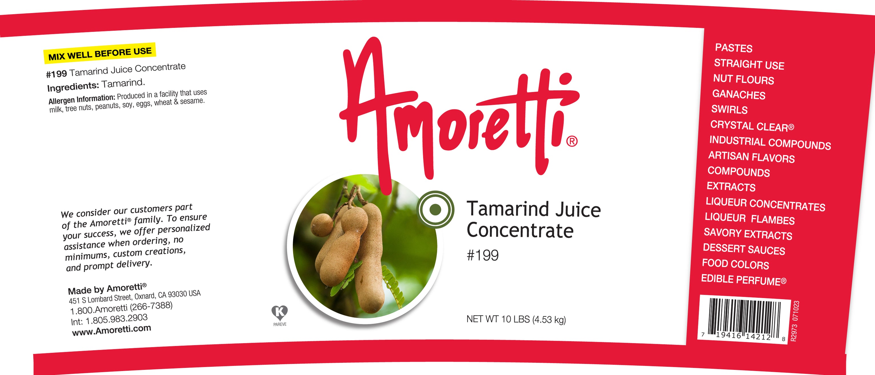 Tamarind Juice Concentrate — Amoretti