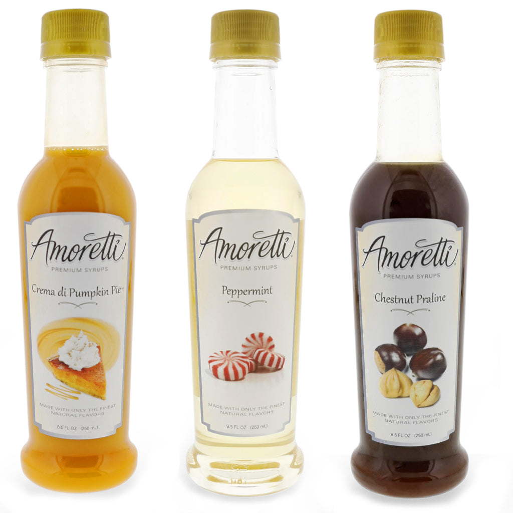 ほぼ新品 NICOLETI イタリア製 ドリーム-1 Dランク Holiday Favorites Syrup Trio — Amoretti