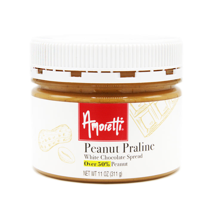 Peanut Praline White Chocolate Spread