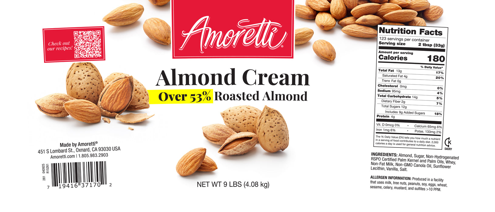 Roasted Almond Cream