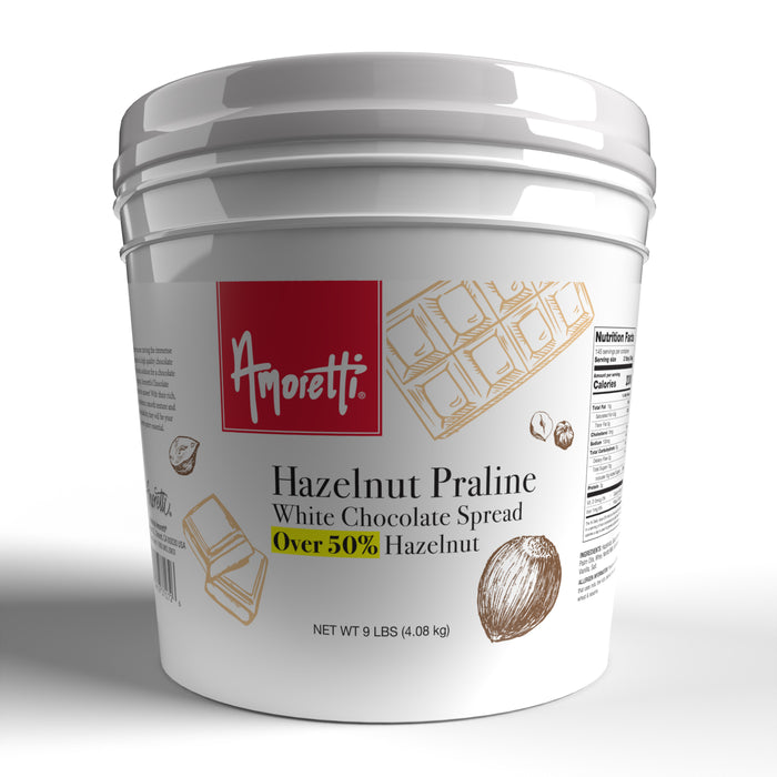 Hazelnut Praline White Chocolate Spread
