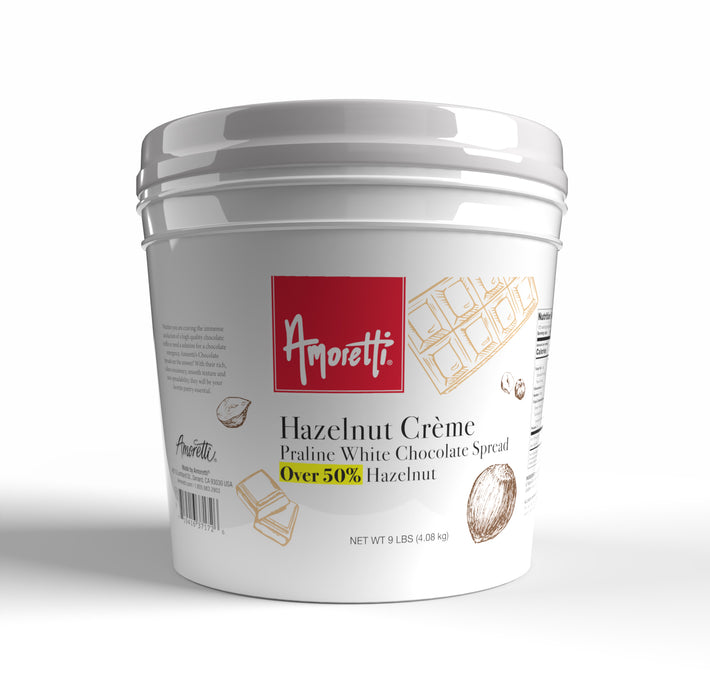 Hazelnut Crème Praline White Chocolate Spread