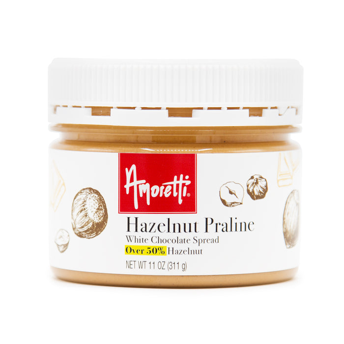 Hazelnut Praline White Chocolate Spread