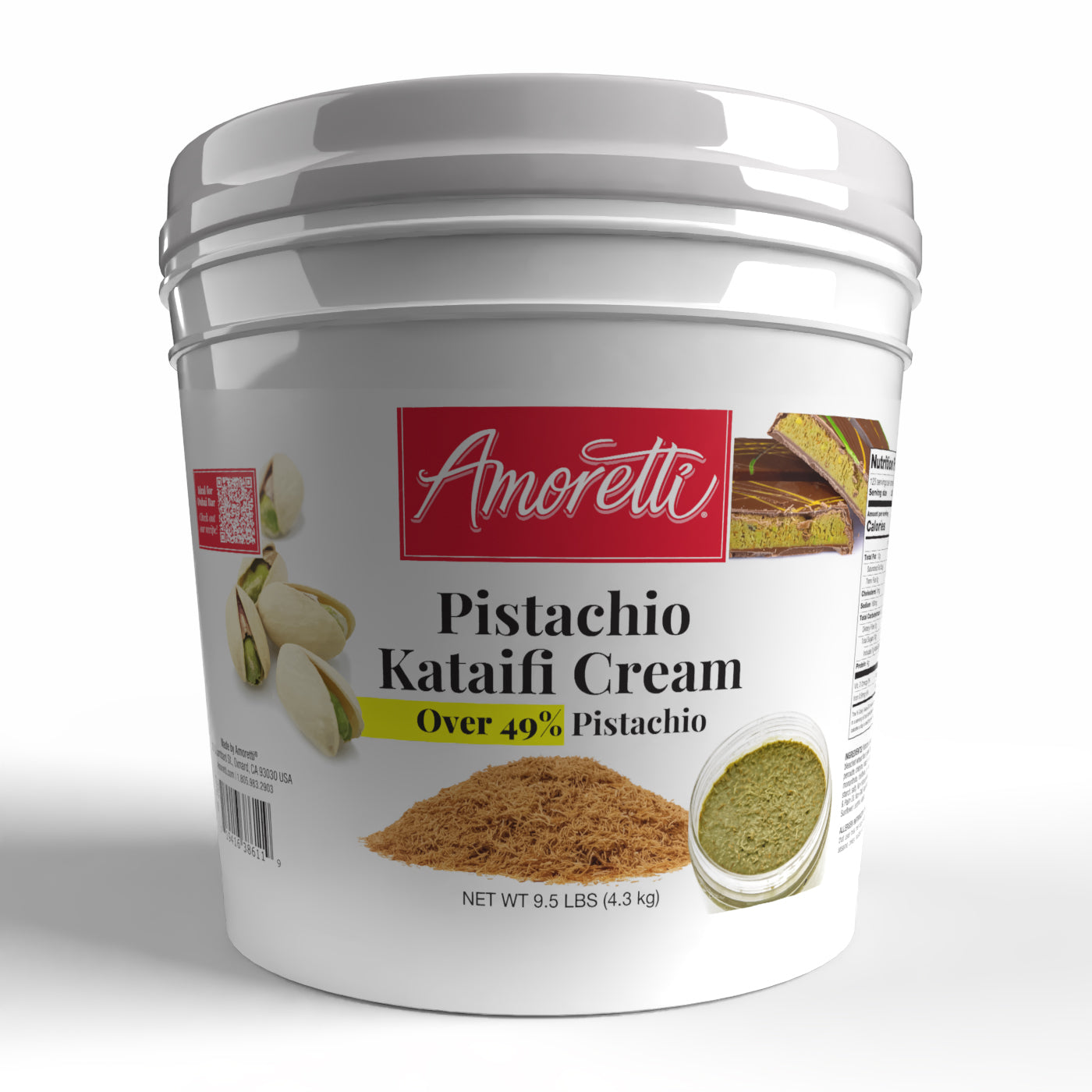 Pistachio Kataifi Cream (Over 49% Pistachio Kataifi Cream) — Amoretti