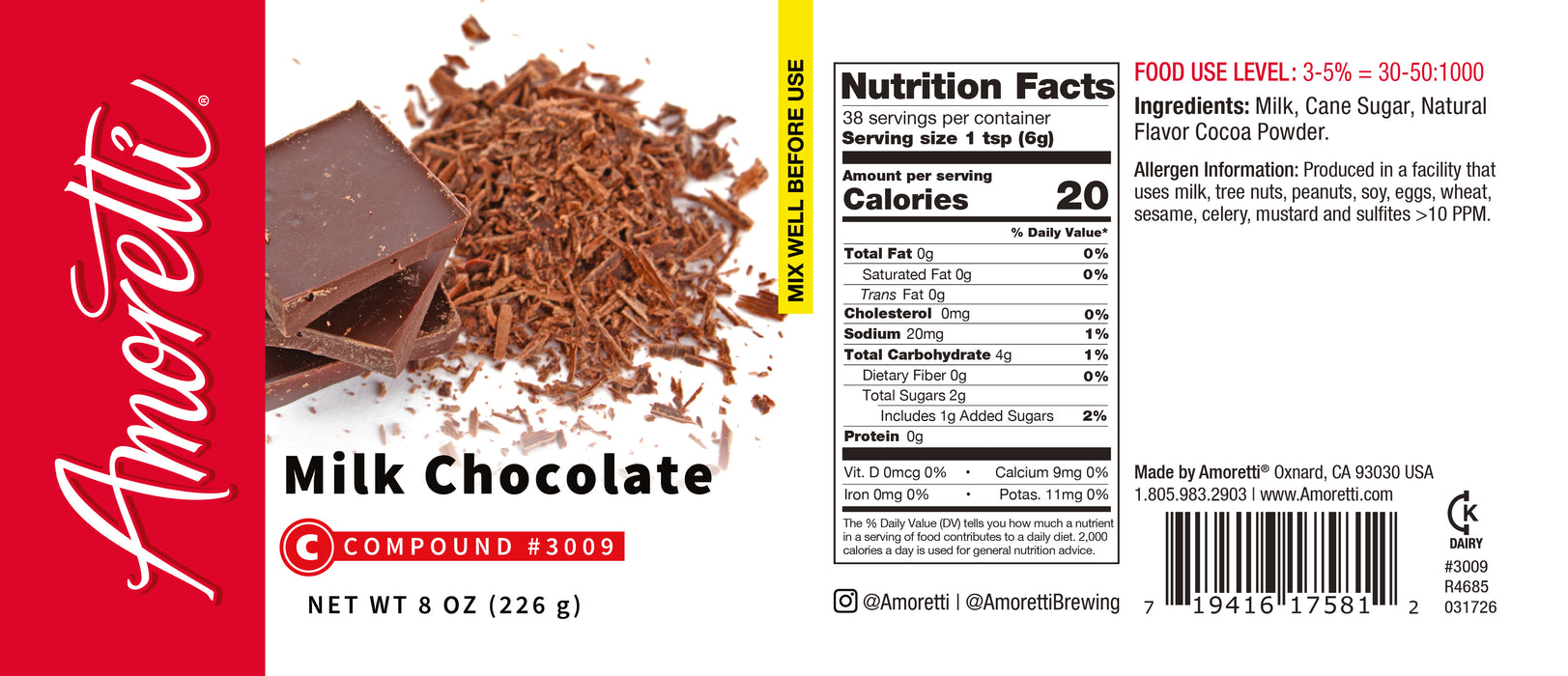 Milk Chocolate Compound