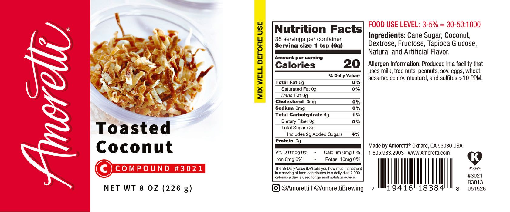 Toasted Coconut Compound