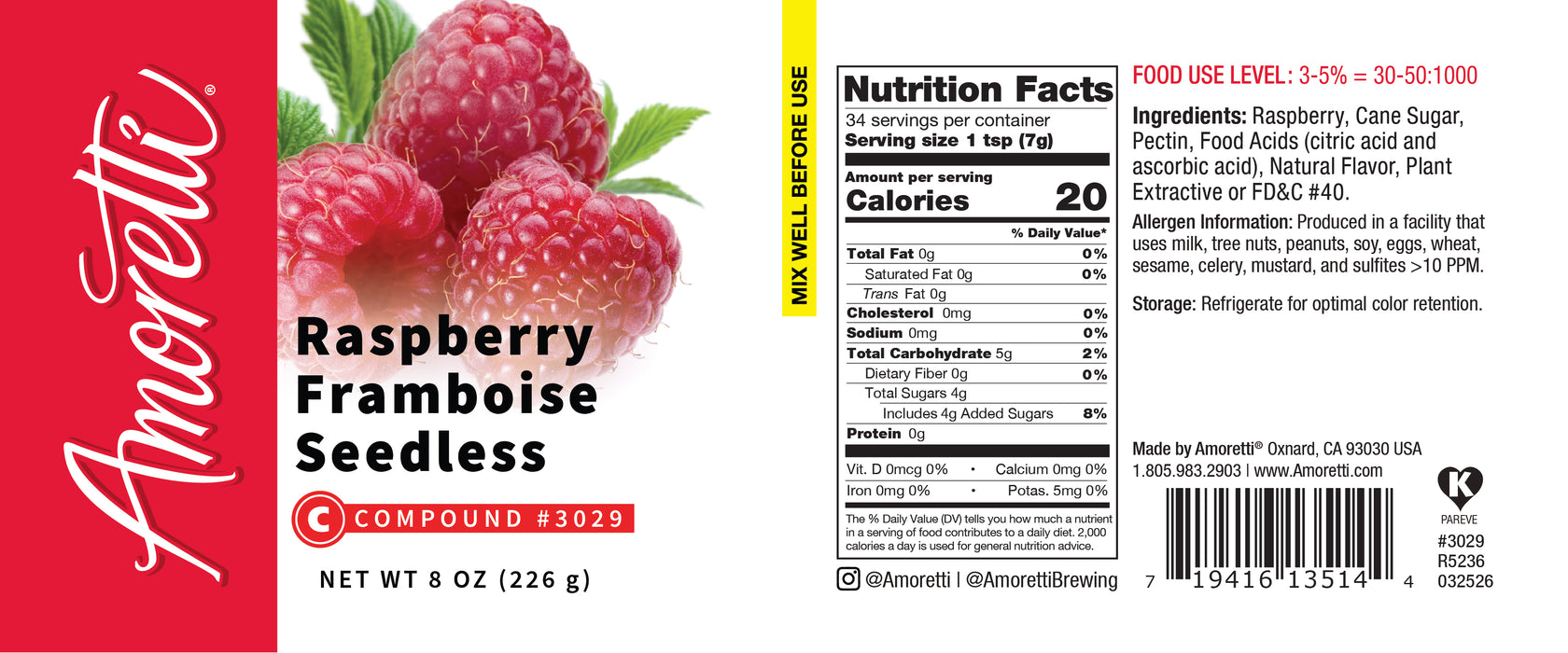 Raspberry Framboise Compound