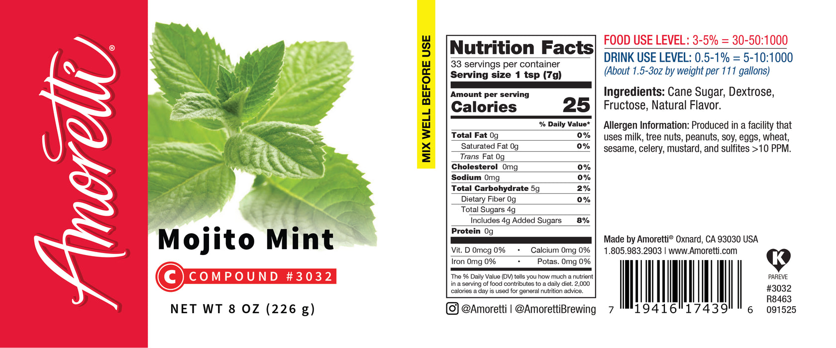 Mojito Mint Compound (just mint, no lime)