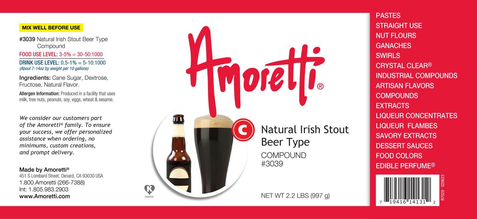 Irish Stout Beer Type Compound