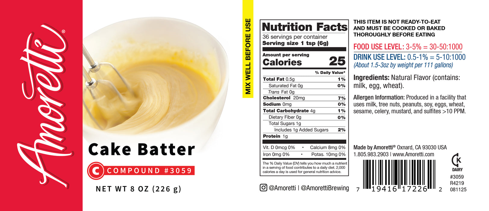 Cake Batter Compound