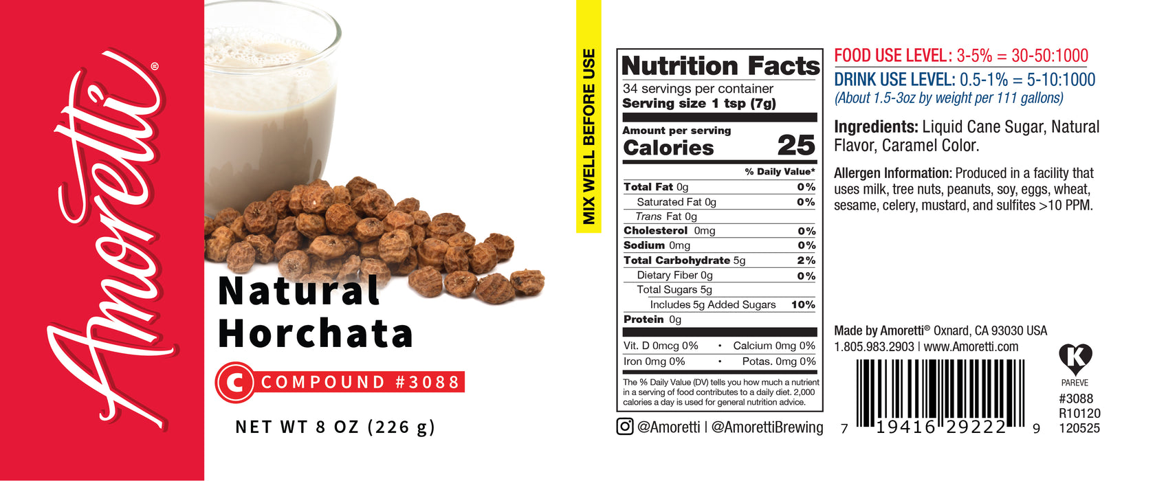 Natural Horchata Compound