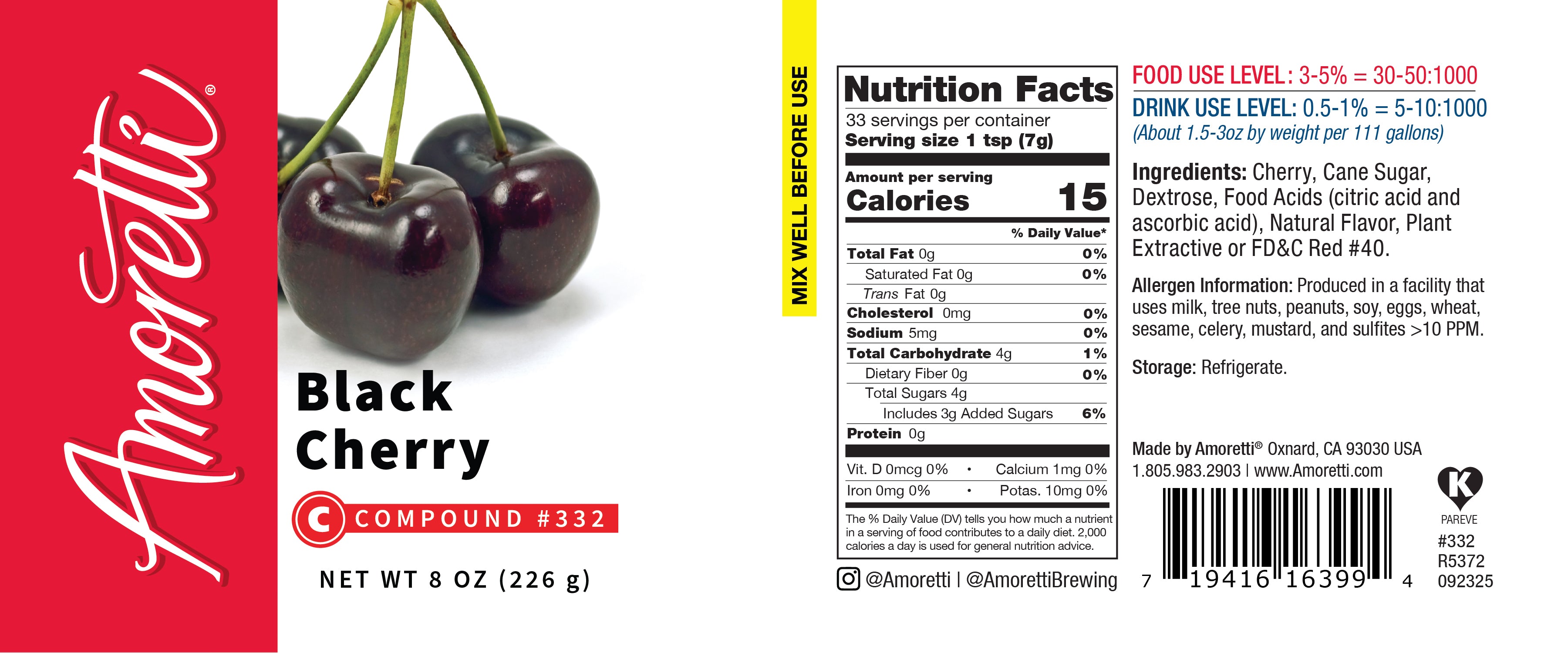 Black Cherry Compound — Amoretti