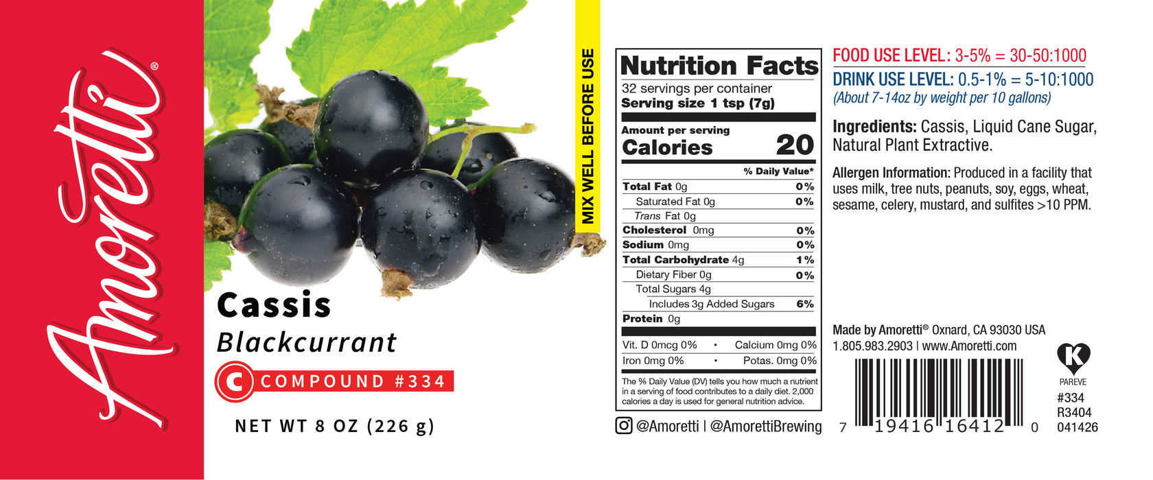 Cassis (Blackcurrant) Compound
