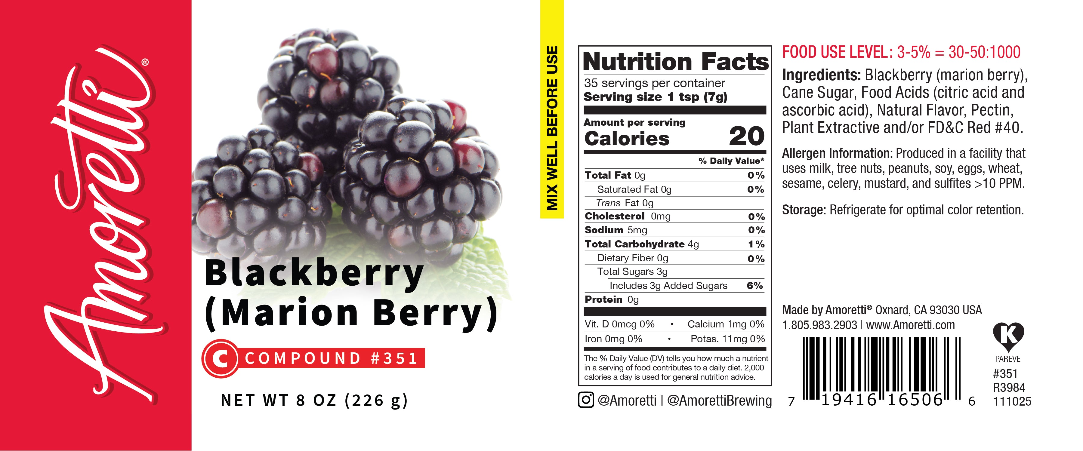 Blackberry Compound — Amoretti