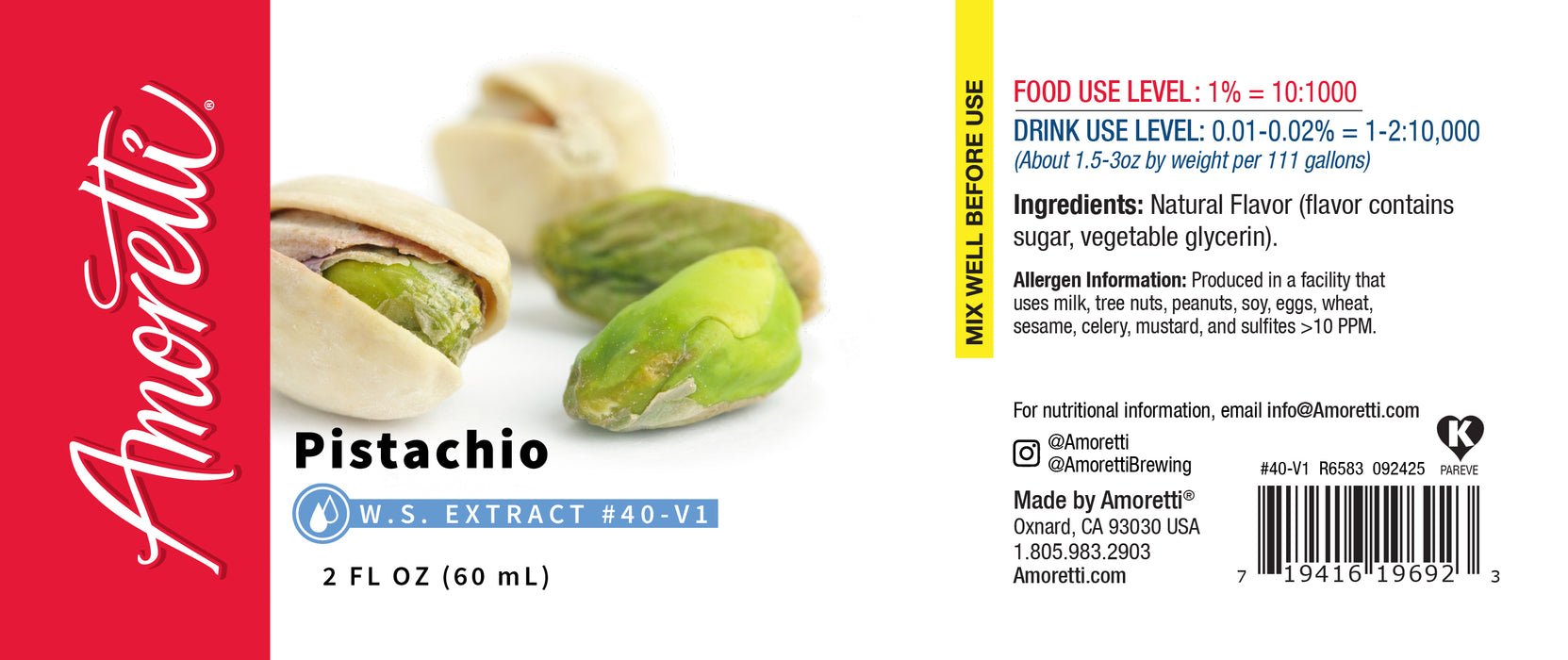 Pistachio Extract Water Soluble