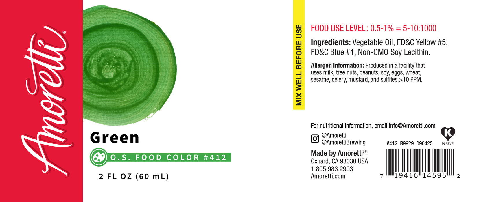 Green Food Color Oil Soluble