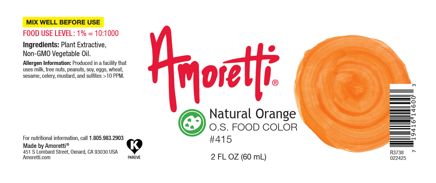 Natural Orange Food Color Oil Soluble