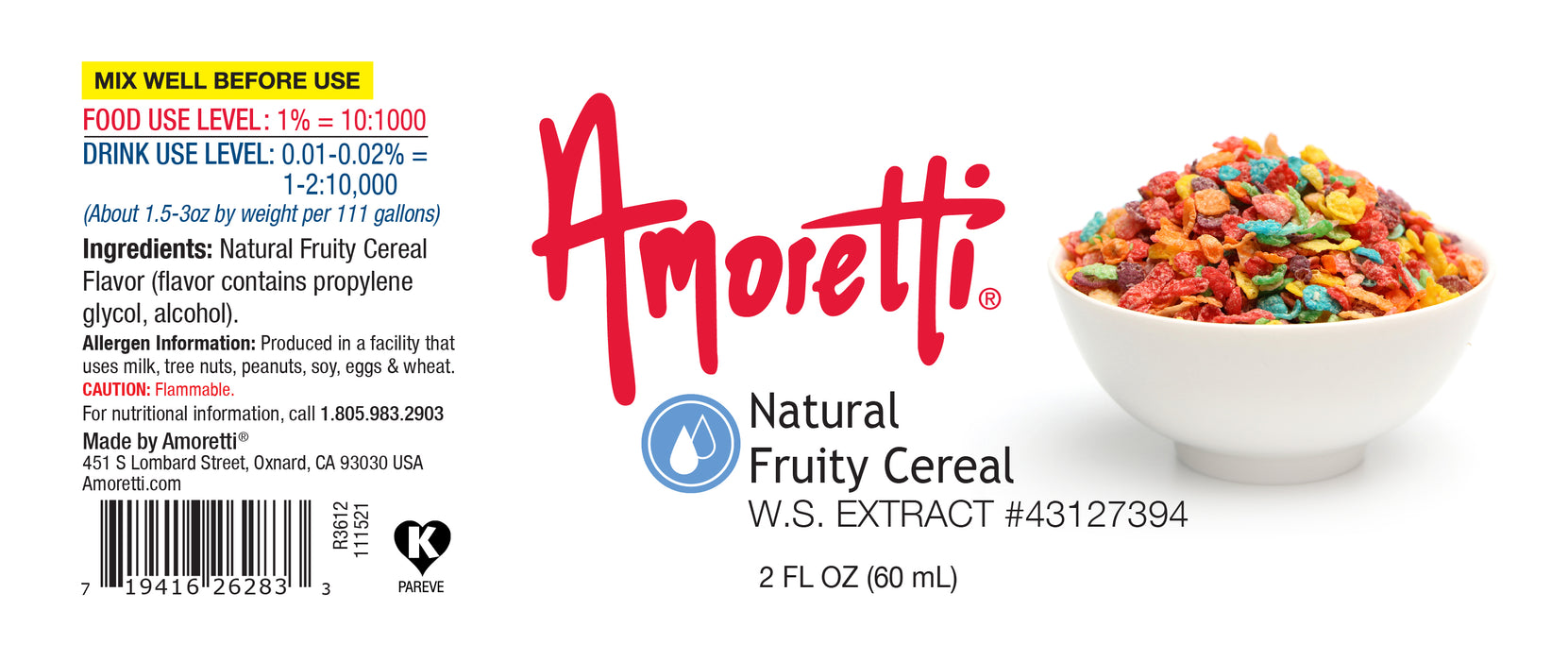 Natural Fruity Cereal Extract Water Soluble