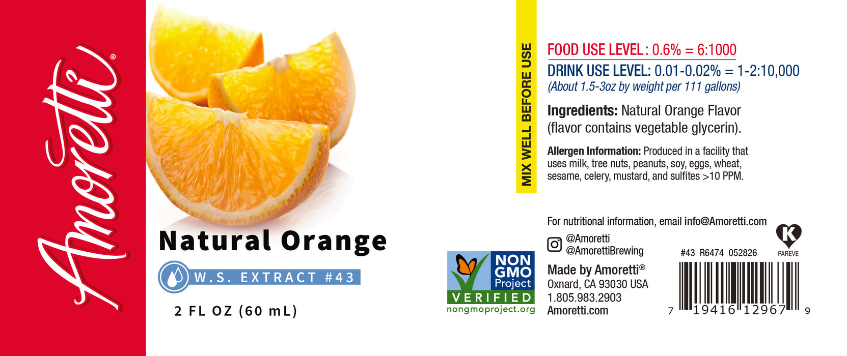 Natural Orange Extract Water Soluble