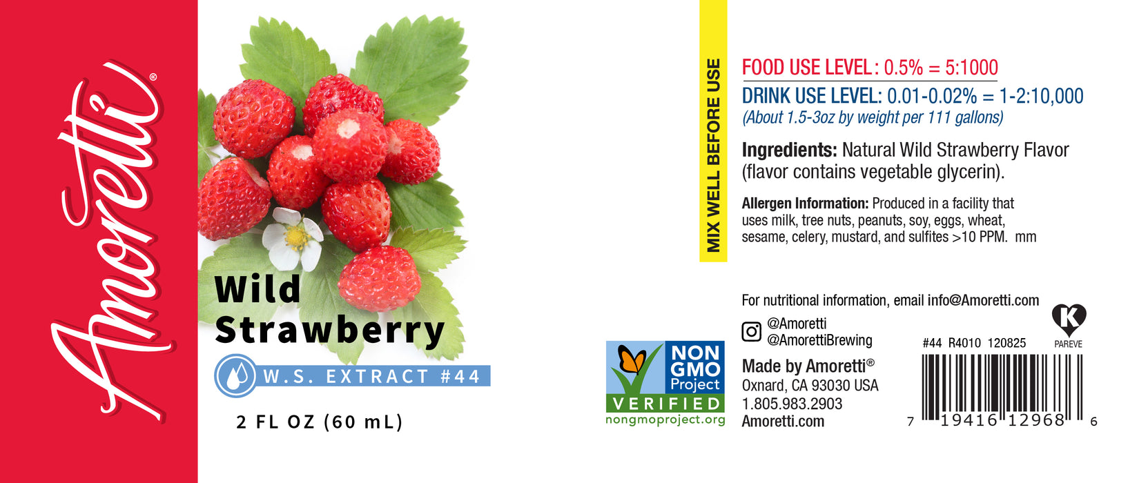 Wild Strawberry Extract Water Soluble