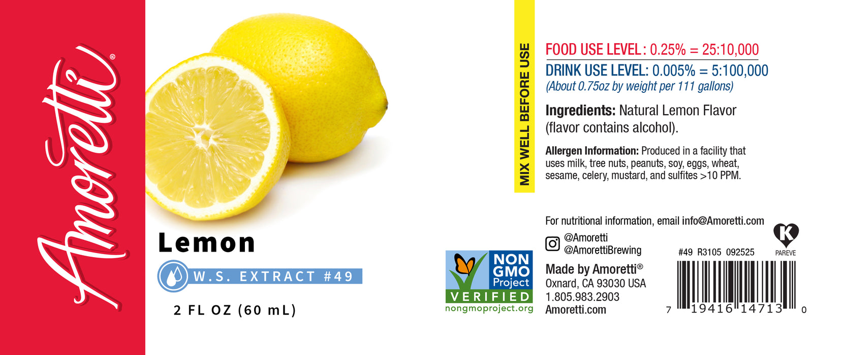 Lemon Extract Water Soluble