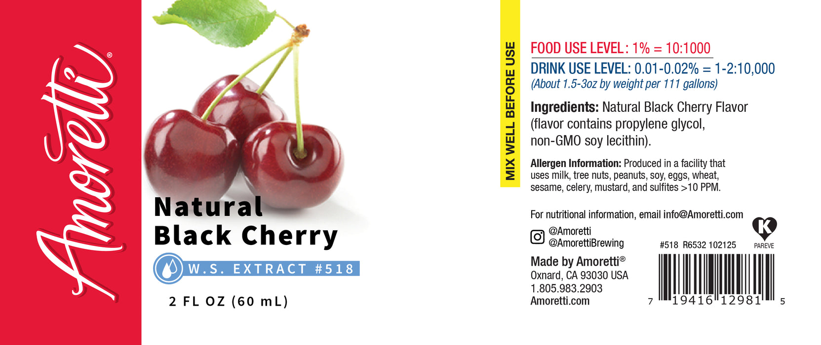Natural Black Cherry Extract Water Soluble