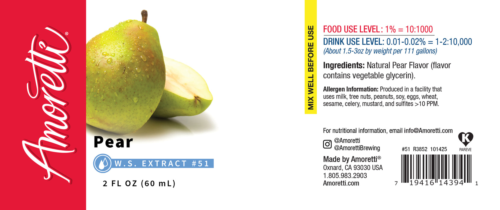Pear Extract Water Soluble