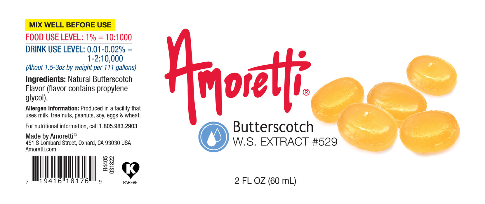 Butterscotch Extract Water Soluble