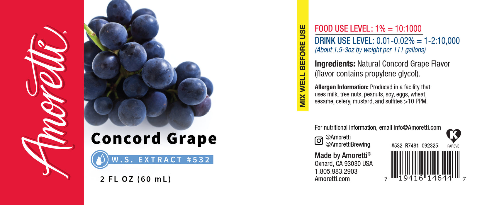 Concord Grape Extract Water Soluble