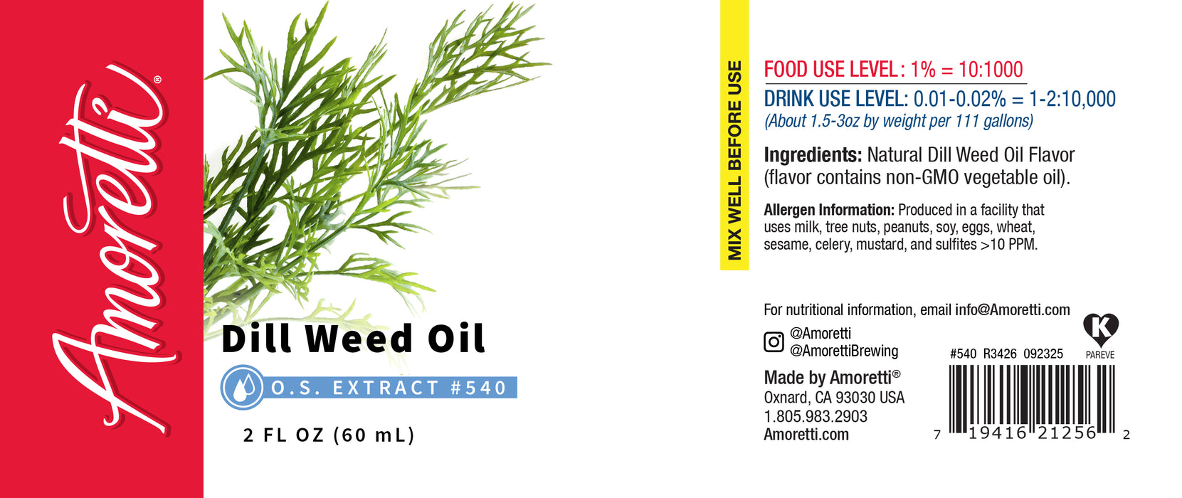 Dillweed Oil Extract Oil Soluble