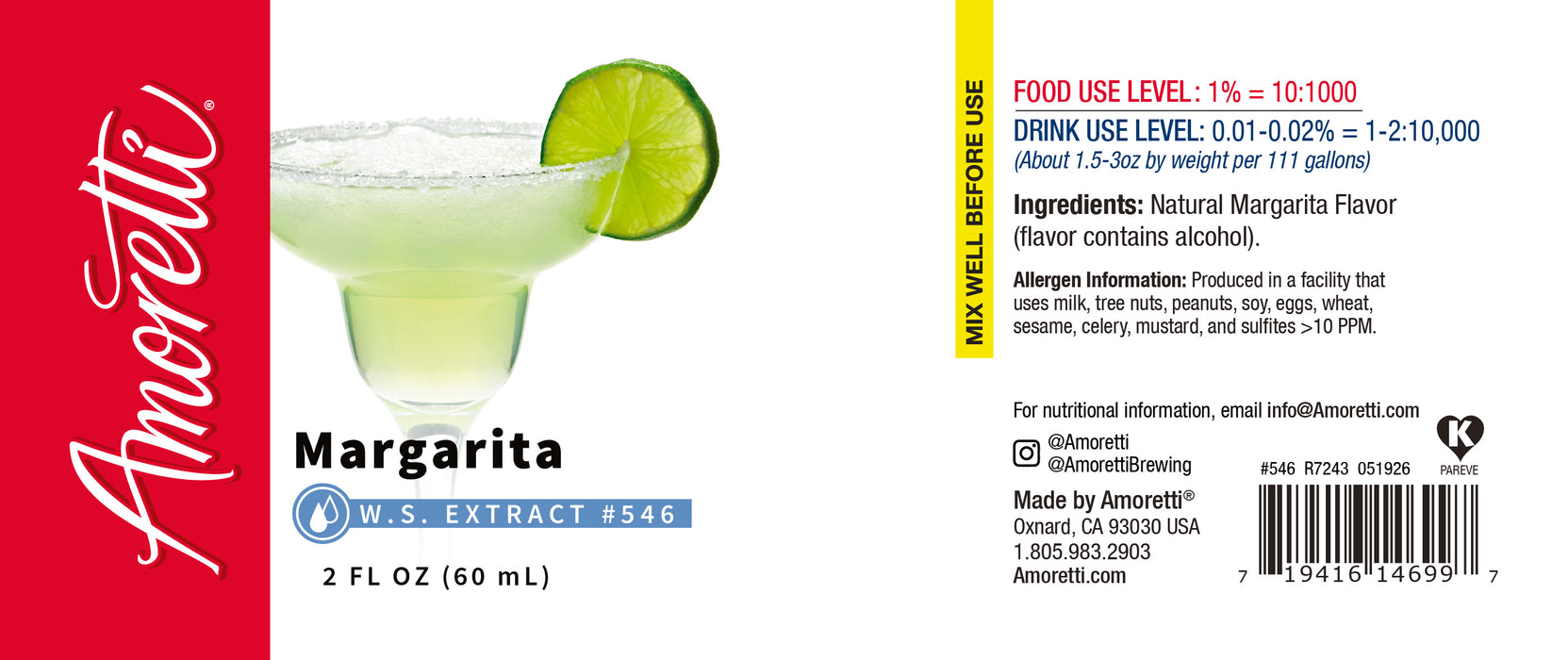Margarita Extract Water Soluble
