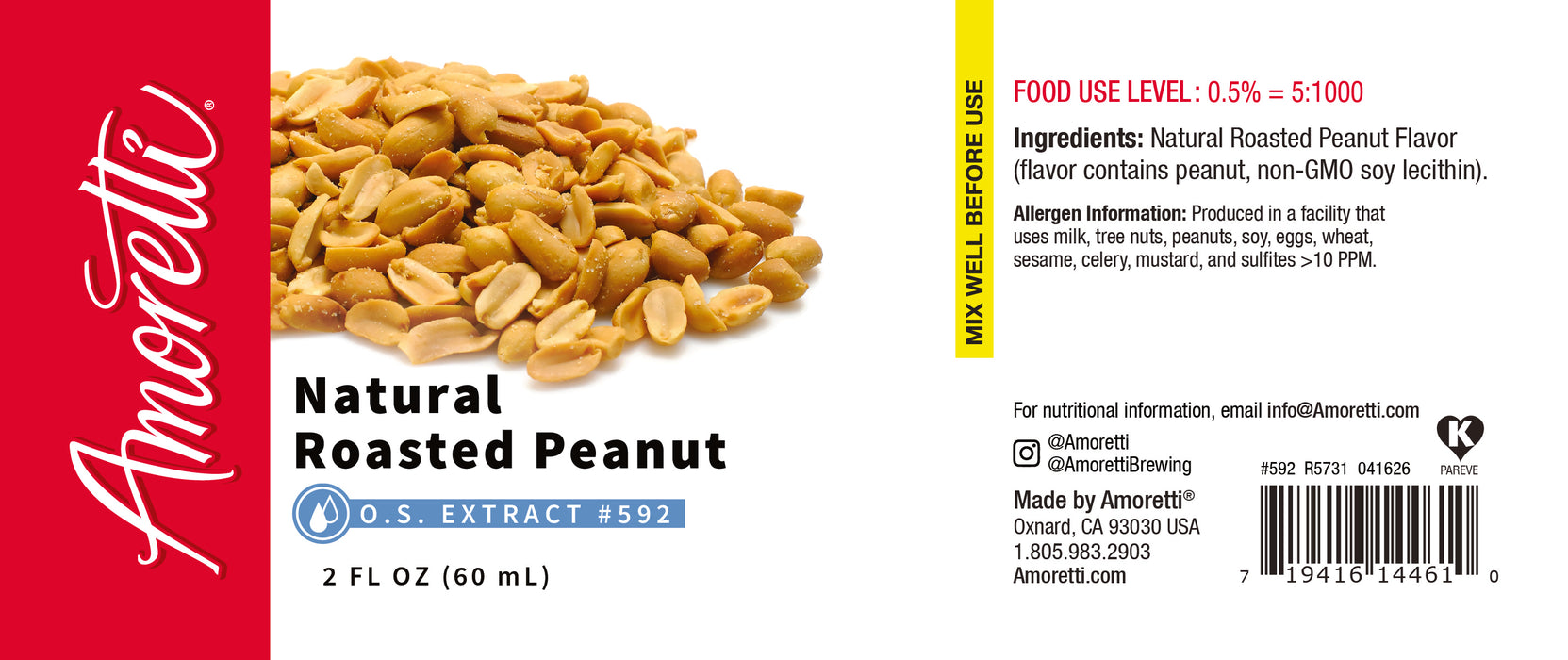 Natural Roasted Peanut Extract Oil Soluble