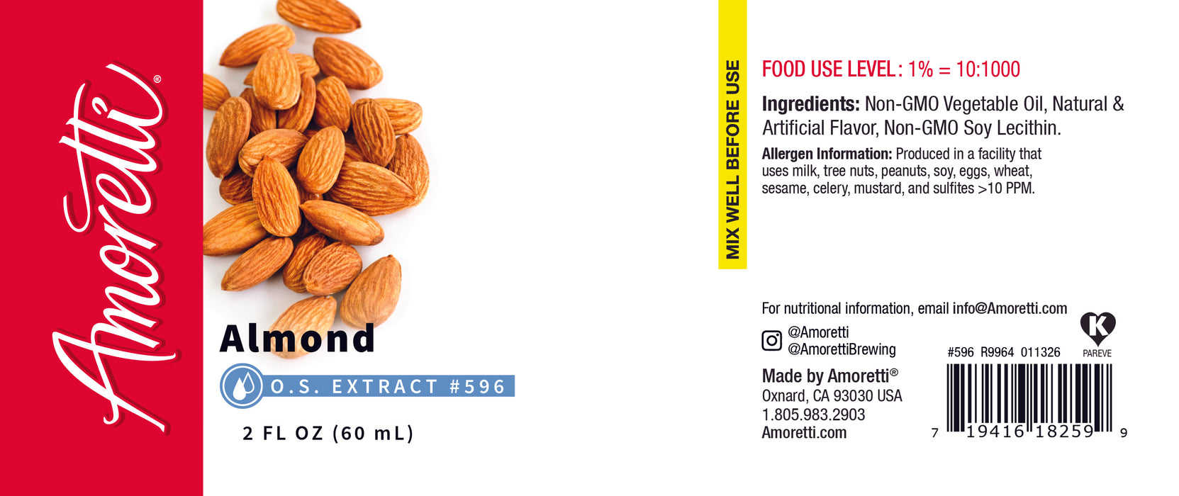 Almond Extract Oil Soluble