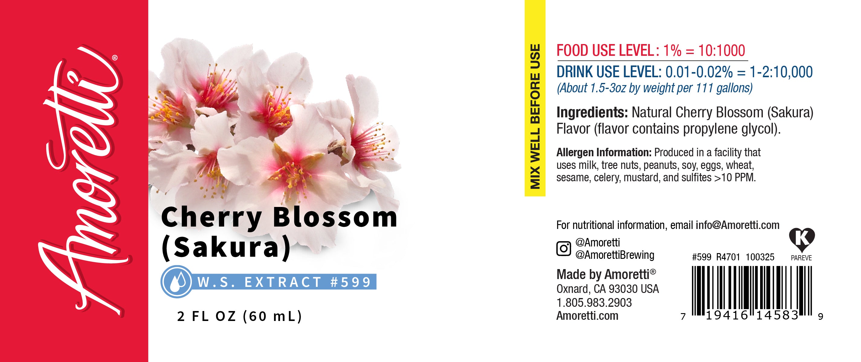Cherry Blossom Extract Water Soluble — Amoretti