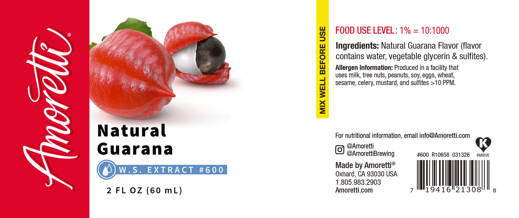Natural Guarana Extract Water Soluble