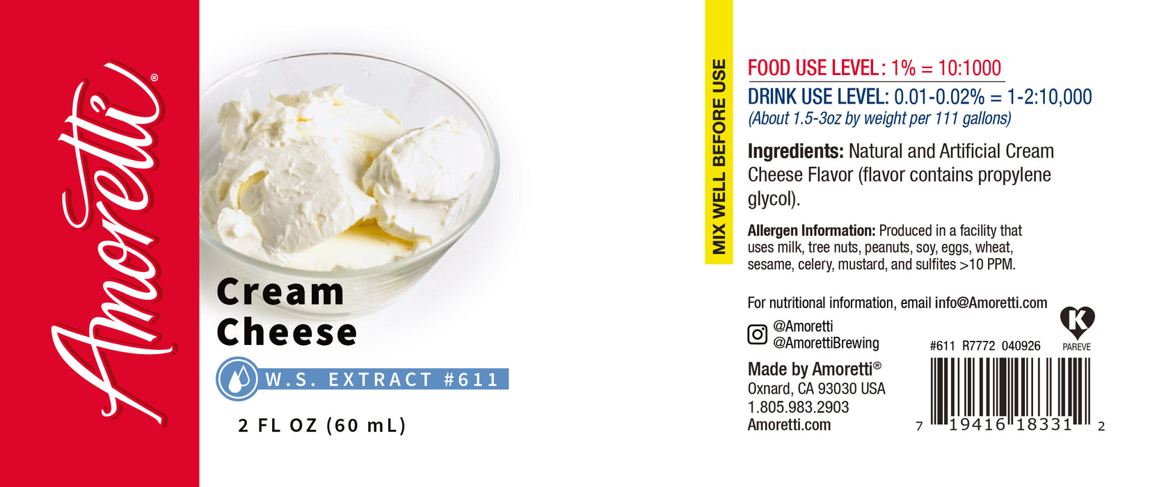Cream Cheese Extract Water Soluble
