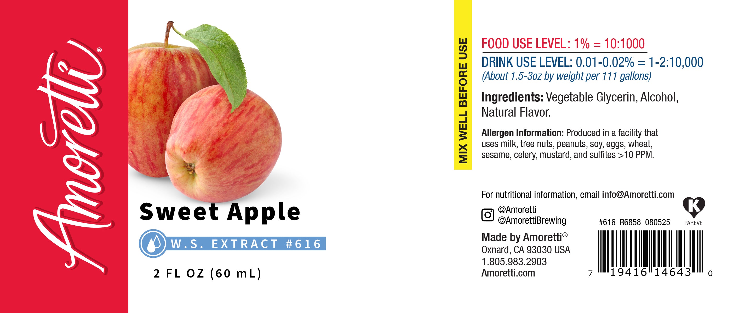Sweet Apple Extract Water Soluble — Amoretti