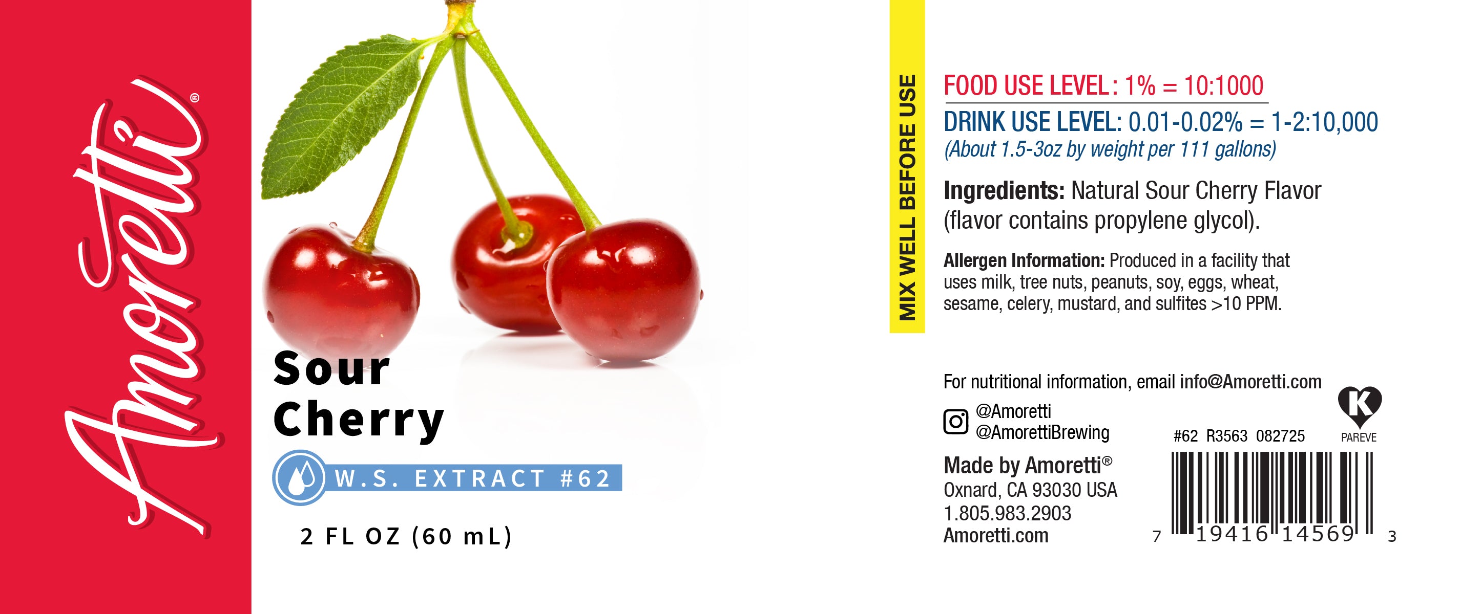 Sour Cherry Extract Water Soluble — Amoretti