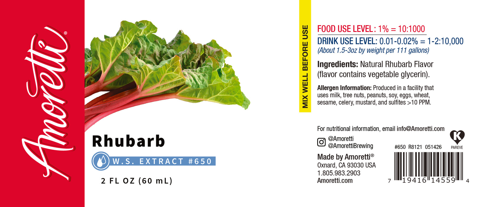 Rhubarb Extract Water Soluble