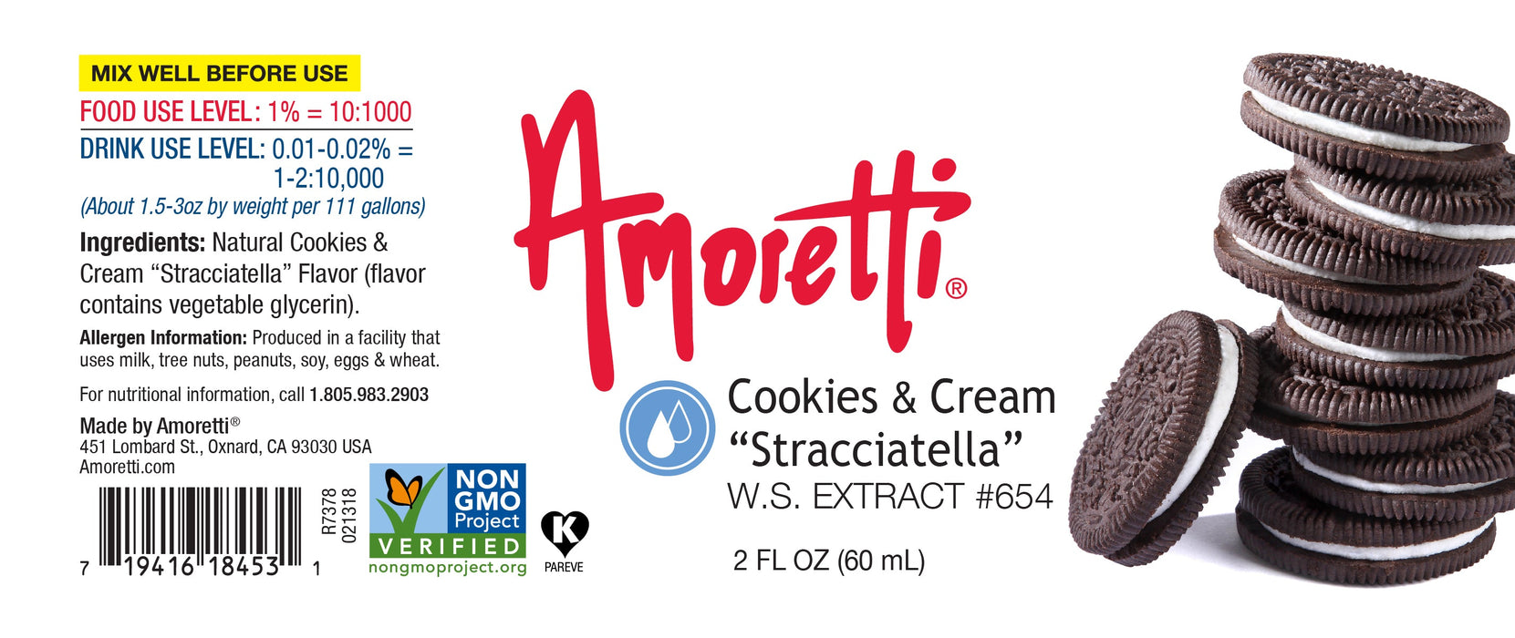 Cookies & Cream "Stracciatella" Extract Water Soluble