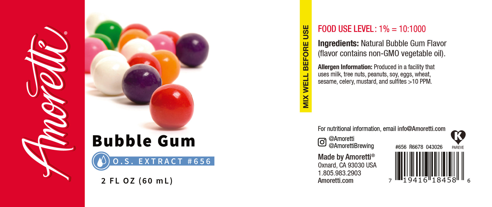Bubble Gum Extract Oil Soluble