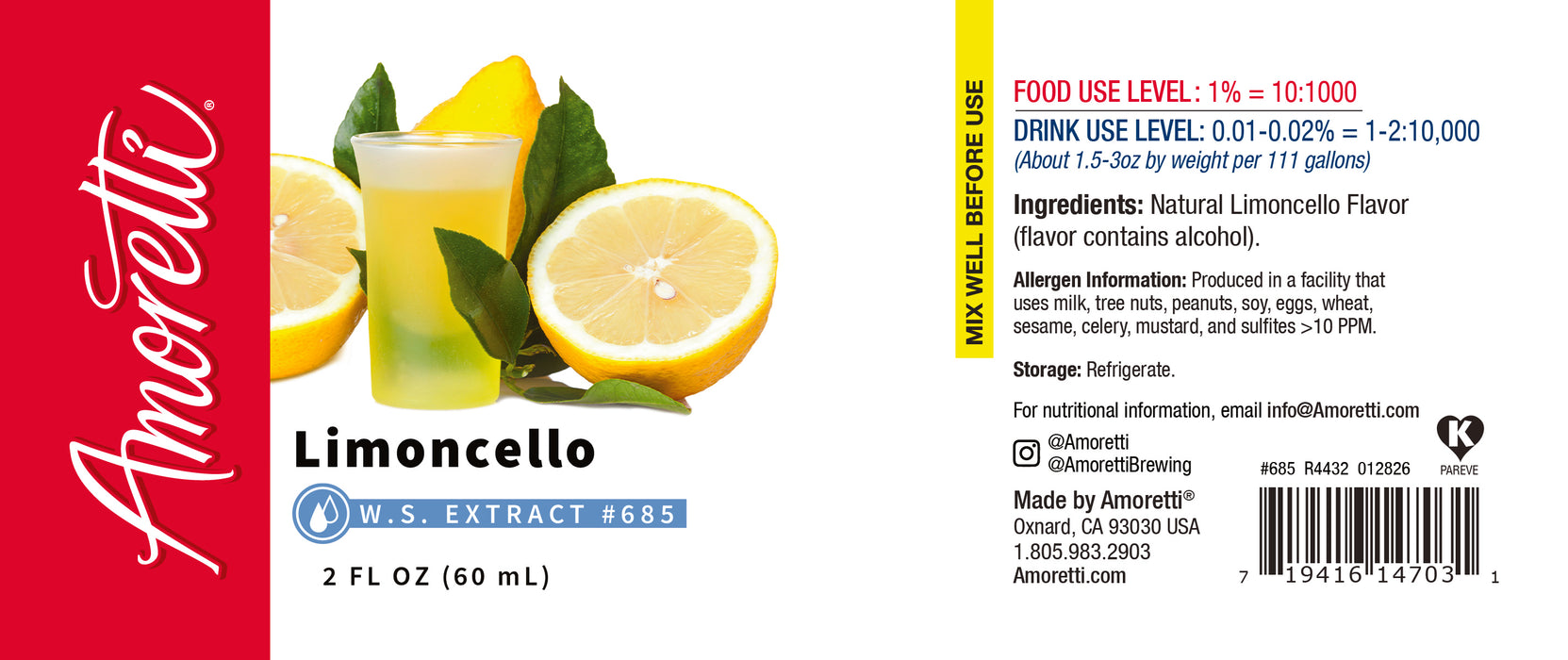 Limoncello Extract Water Soluble