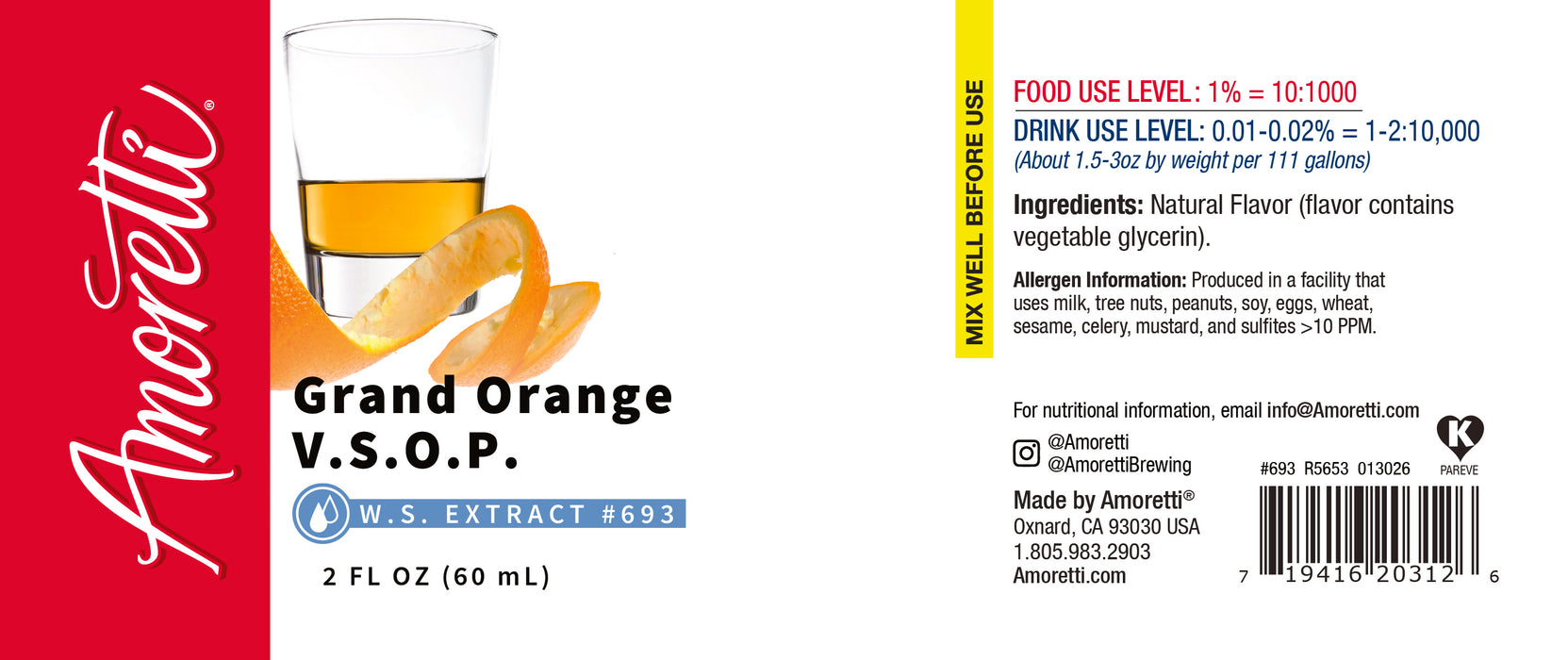 Grand Orange VSOP Extract Water Soluble