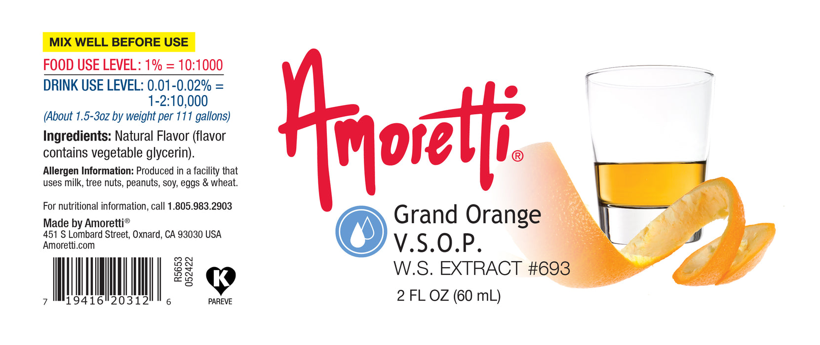 Grand Orange VSOP Extract Water Soluble