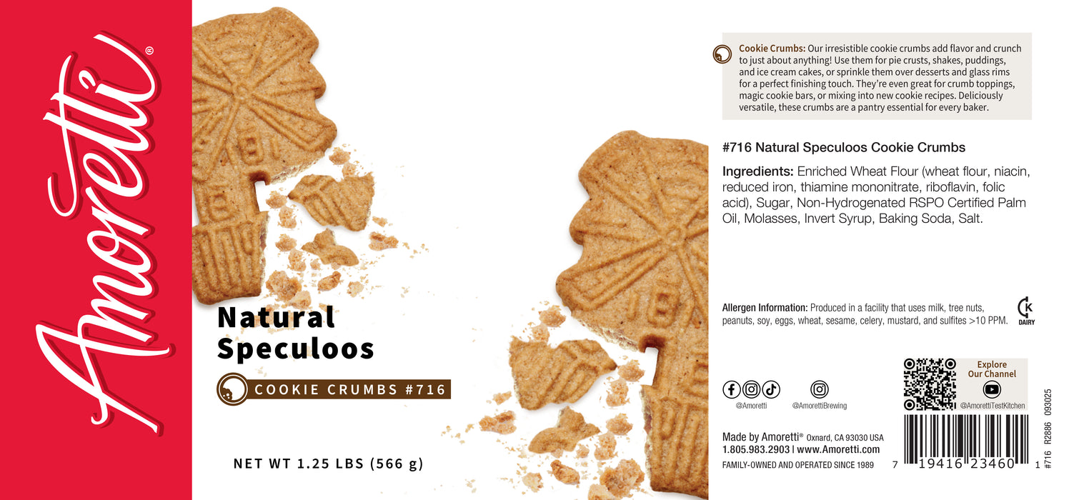 Natural Speculoos Cookie Crumbs